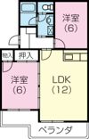 スカイコート宮原の間取り画像