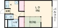 ラフェスタ加東の間取り画像