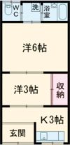 雄松荘1の間取り画像