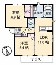 シャーメゾンForestの間取り画像