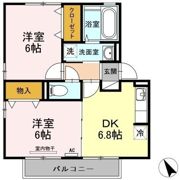 ウエストヴィラ宇部の間取り画像