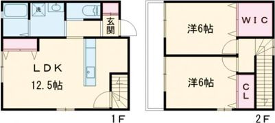 スカイハイツ新屋敷の間取り画像