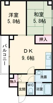 柏木コーポの間取り画像