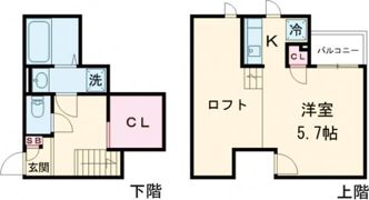 CB鳥栖ラポールの間取り画像
