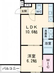 フジパレス服部天神Ⅱ番館の間取り画像