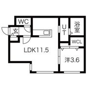 noble hill 南郷通の間取り画像