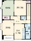 ハイステージ弐番館 B棟の間取り画像