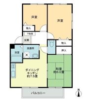フォブール八坂Bの間取り画像