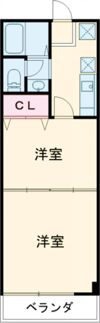 ハイツオアシスの間取り画像