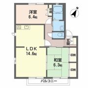 リバーサイド忠岡Bの間取り画像