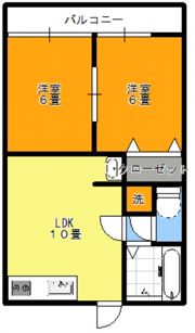 デュウオコート東雲本町の間取り画像