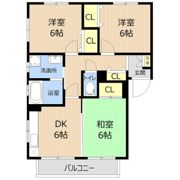 ｻﾝﾗｲｽﾞ辻の台の間取り画像