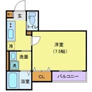 アリュール愛宕橋の間取り画像