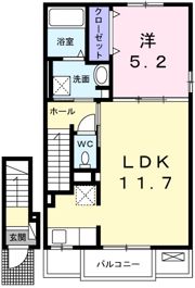 プラシード I・Mの間取り画像