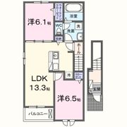 アルグレア大刀洗 Aの間取り画像