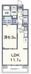 ボナミ Bの間取り画像