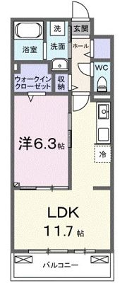 ボナミ Bの間取り画像
