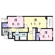 オルテンシアの間取り画像