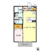 ピソ レセンテ Aの間取り画像