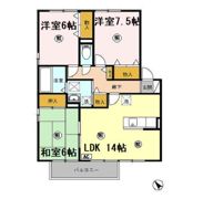 ハイツRの間取り画像