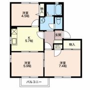 プリメーロ八王子の間取り画像