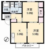 リーデンハイツの間取り画像