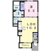 エスポワールの間取り画像