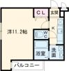 セジュール白鷺Ⅰの間取り画像