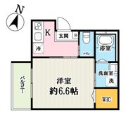 キャメル北越谷6の間取り画像