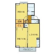 ロイヤルコート文化町Ⅳ番館の間取り画像