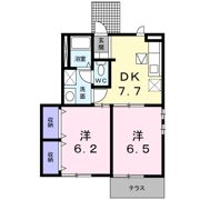 レジデンス寿Bの間取り画像