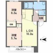 エーデルハイムBの間取り画像