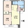 エーデルハイムBの間取り画像