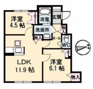 レジデンス ときわ橋 B棟の間取り画像