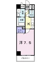 パールドゥN 府中の間取り画像