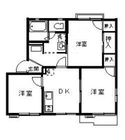 ハイツ定栄 B棟の間取り画像