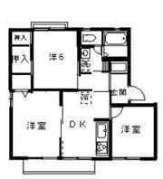 ハイツ定栄 D棟の間取り画像