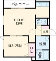 CreaMaison緑町の間取り画像
