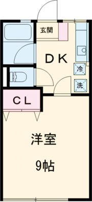 シティハイム パルメⅡの間取り画像