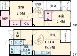 プライムガーデンの間取り画像