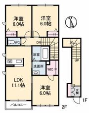 ドリーミオ C棟の間取り画像