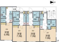 カインドネス八王子南の間取り画像