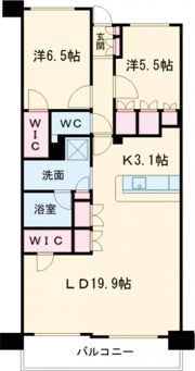 センチュリー宇都宮弐番館の間取り画像