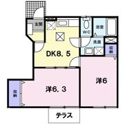 シャルマンノナカの間取り画像