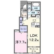 ヒカルサ境港外江町ウエストⅡの間取り画像