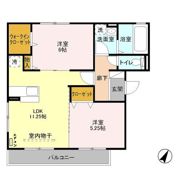 シーガル Ⅱの間取り画像