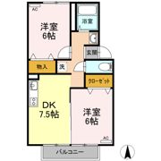 ファミール桃の郷 B棟の間取り画像