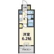 プレサンス天神橋スカイルの間取り画像