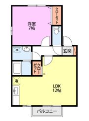 ロイヤルガーデン南城 C棟の間取り画像