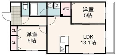 Dear Courtの間取り画像